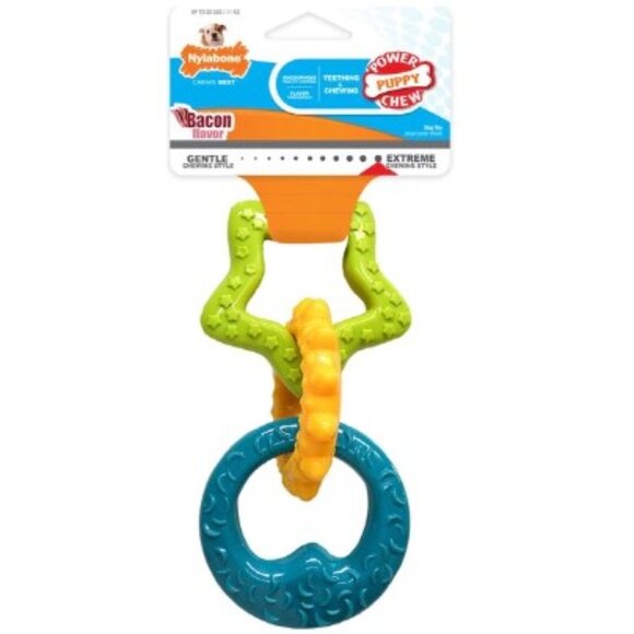 Puppy Toys: Nylabone Power Chew Teething Rings - Picture 1 of 4